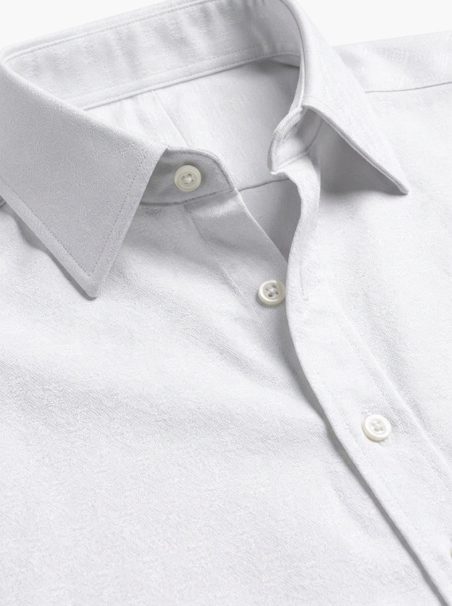 White Design Shirting - Envoy Classic