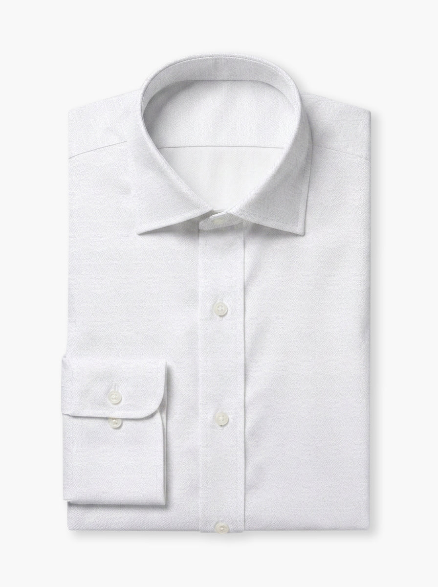 White Design Shirting - Envoy Classic