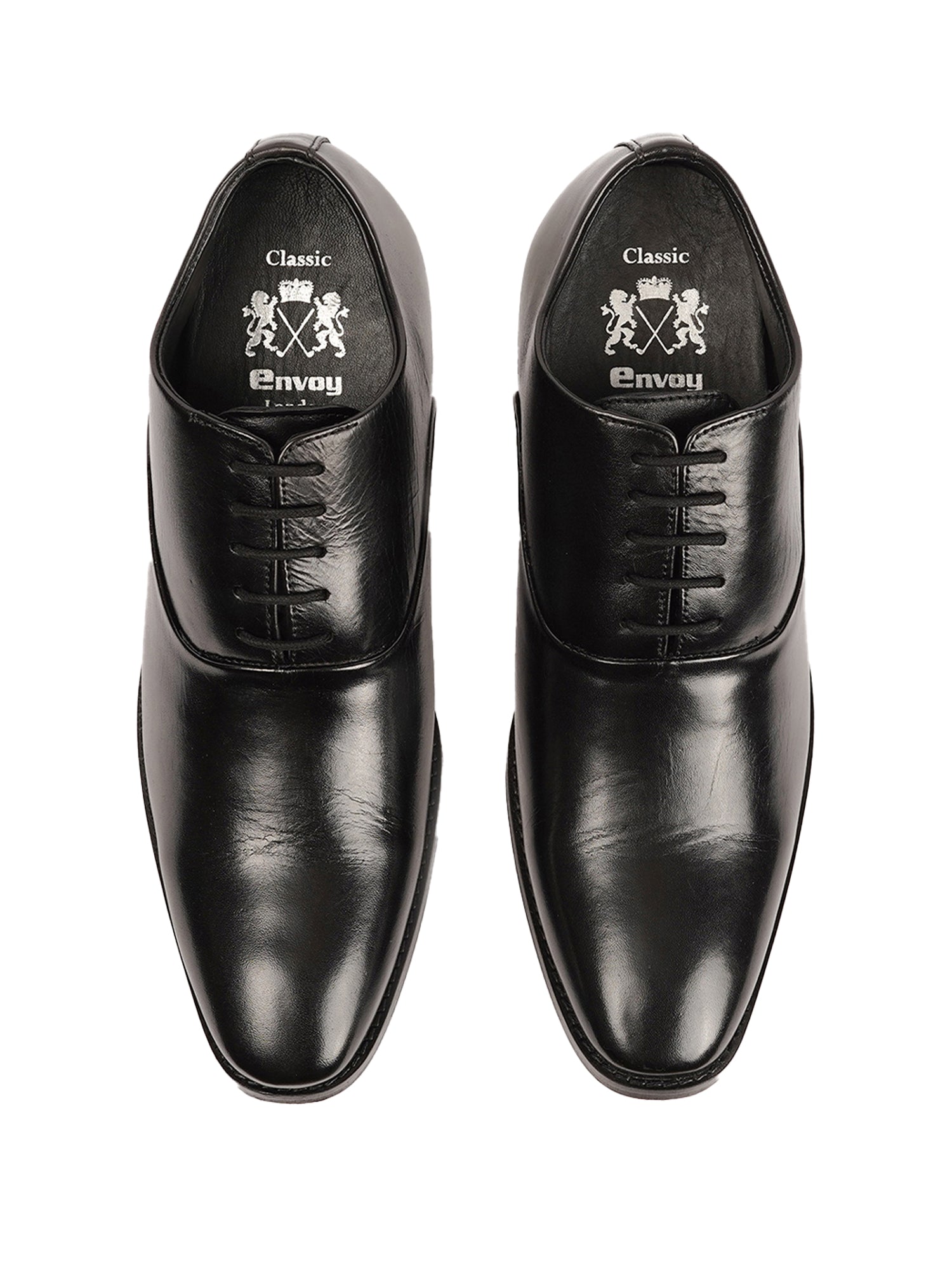 Black Wedding Shoes with Inside Cuban Heel
