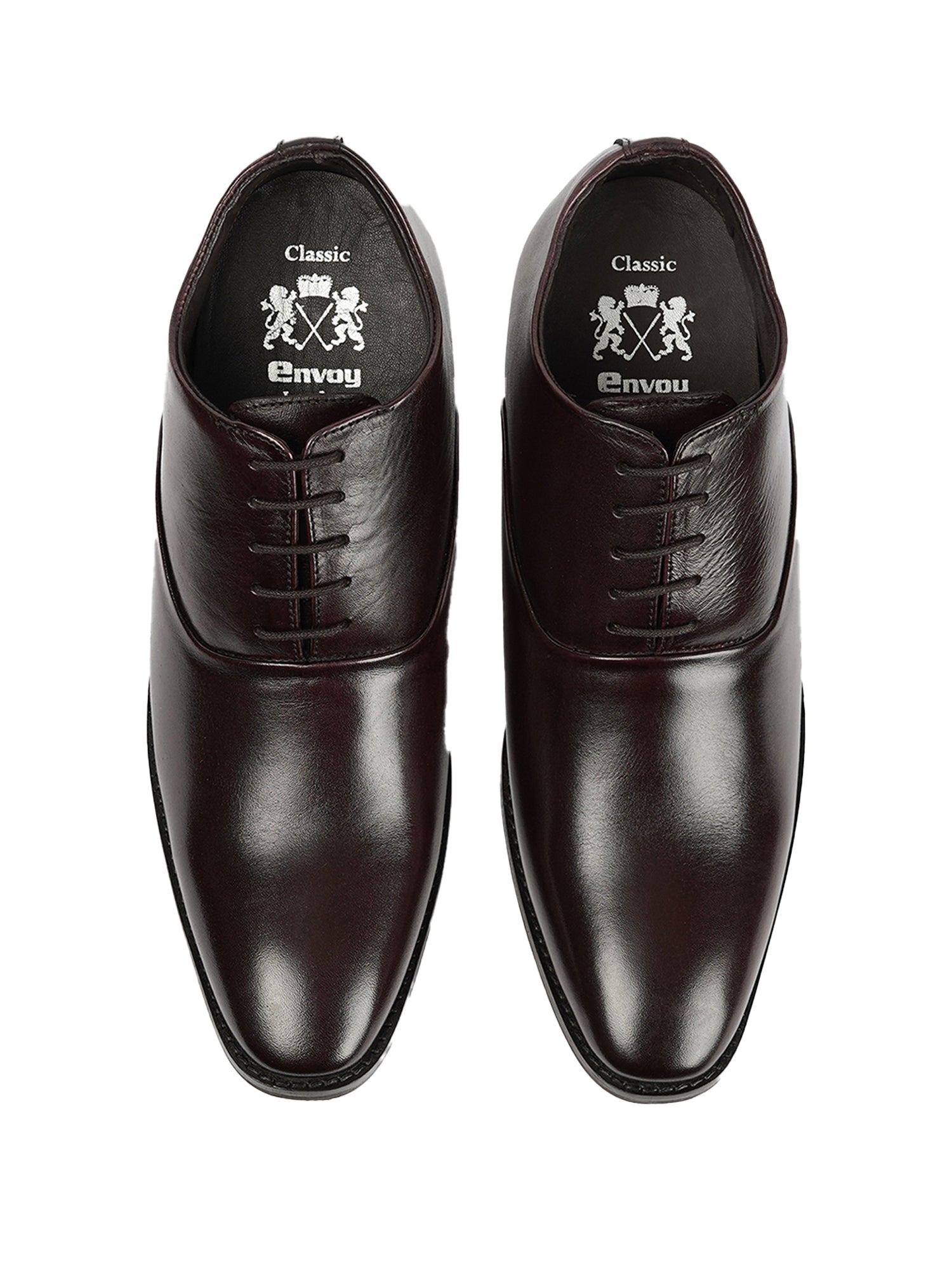 Brown Wedding Shoes with Inside Cuban Heel