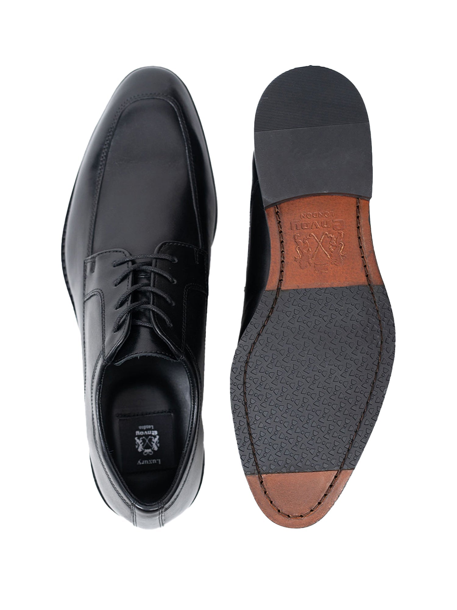 Black Formal Derby Shoes
