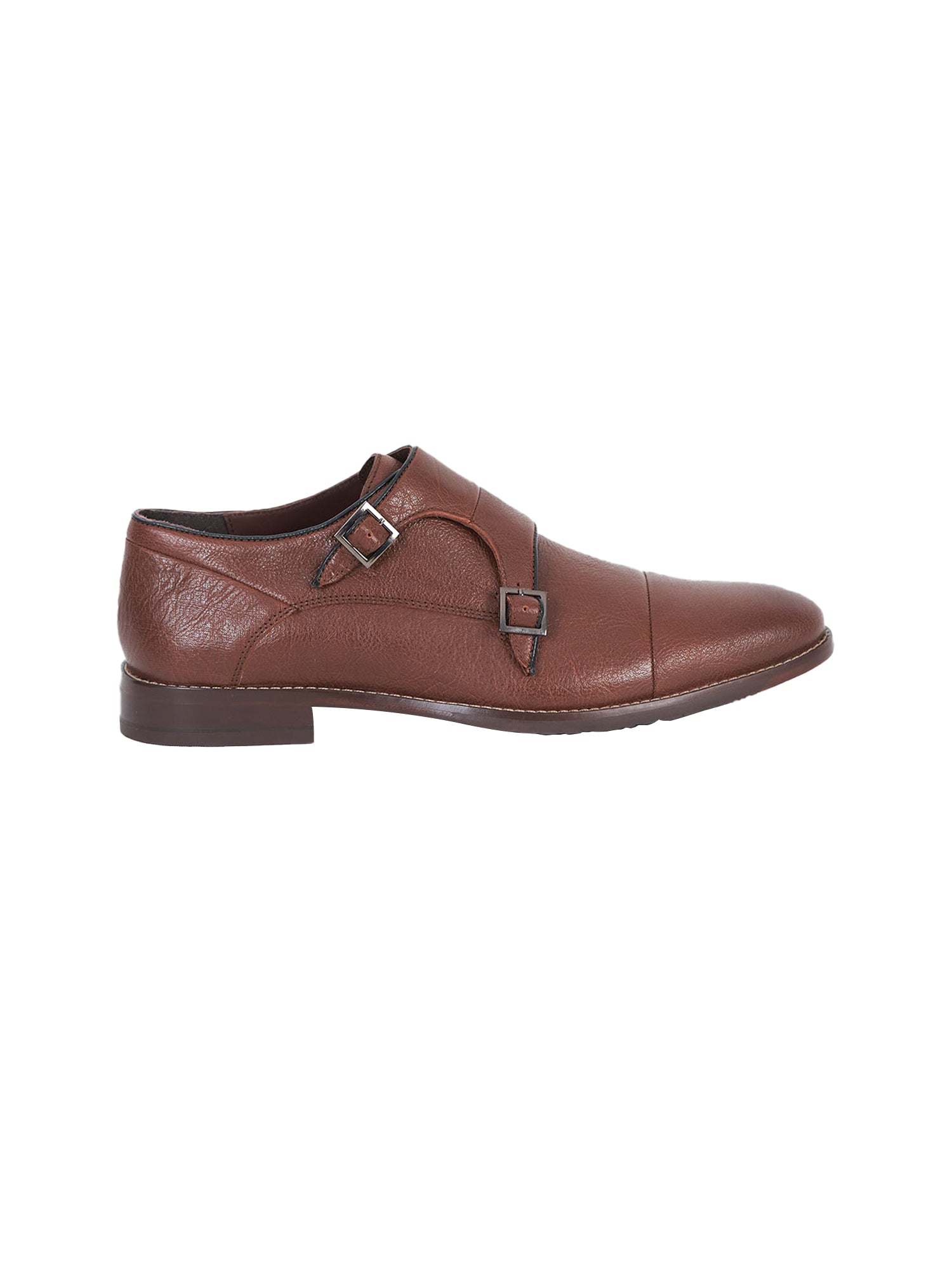 Formal Monk Strap Dark Brown Shoes