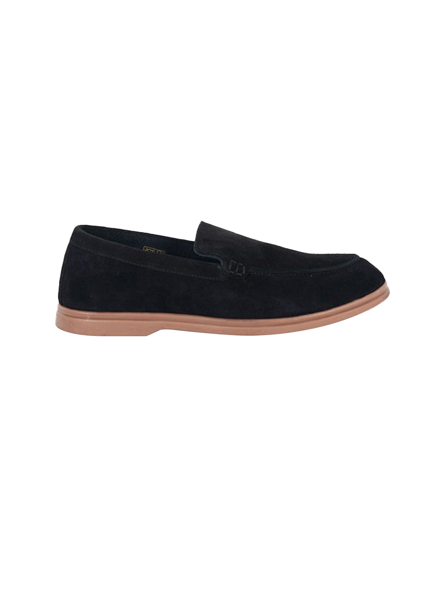 Black Casual Suede Loafers Shoes