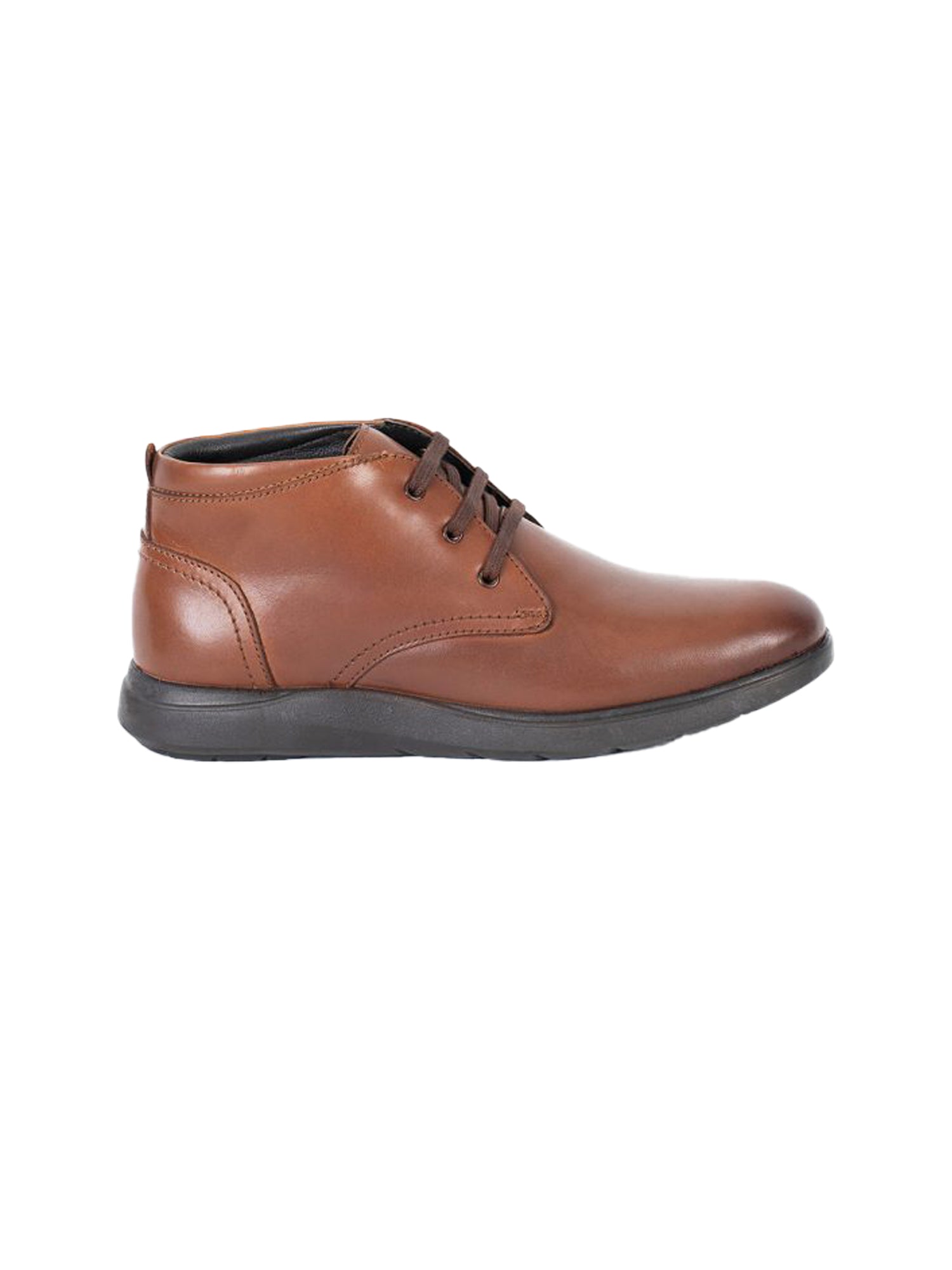 Dark Tan Casual Chukka Boots Genuine Leather Shoes