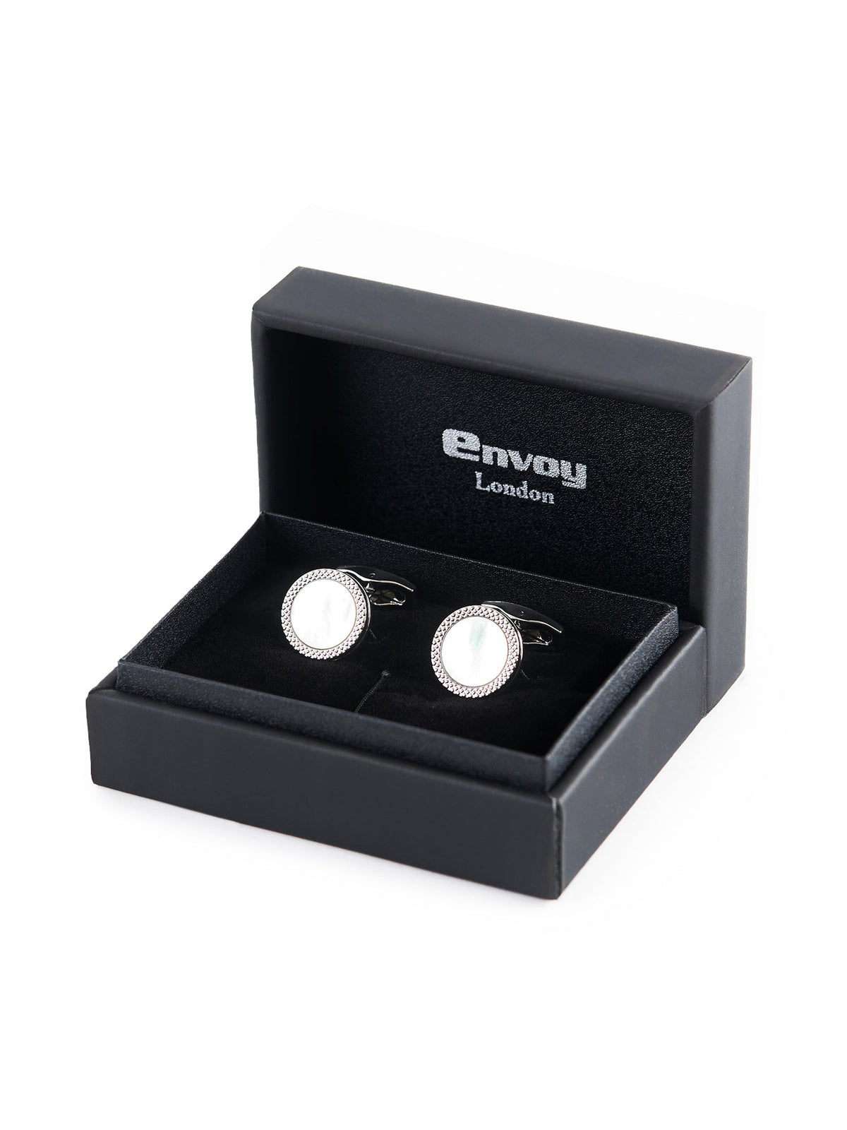Round Mother of Pearl Cufflinks