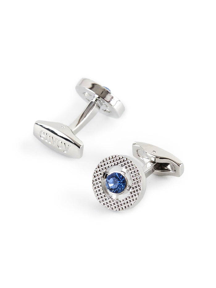 Circular Stainless Steel Cufflinks