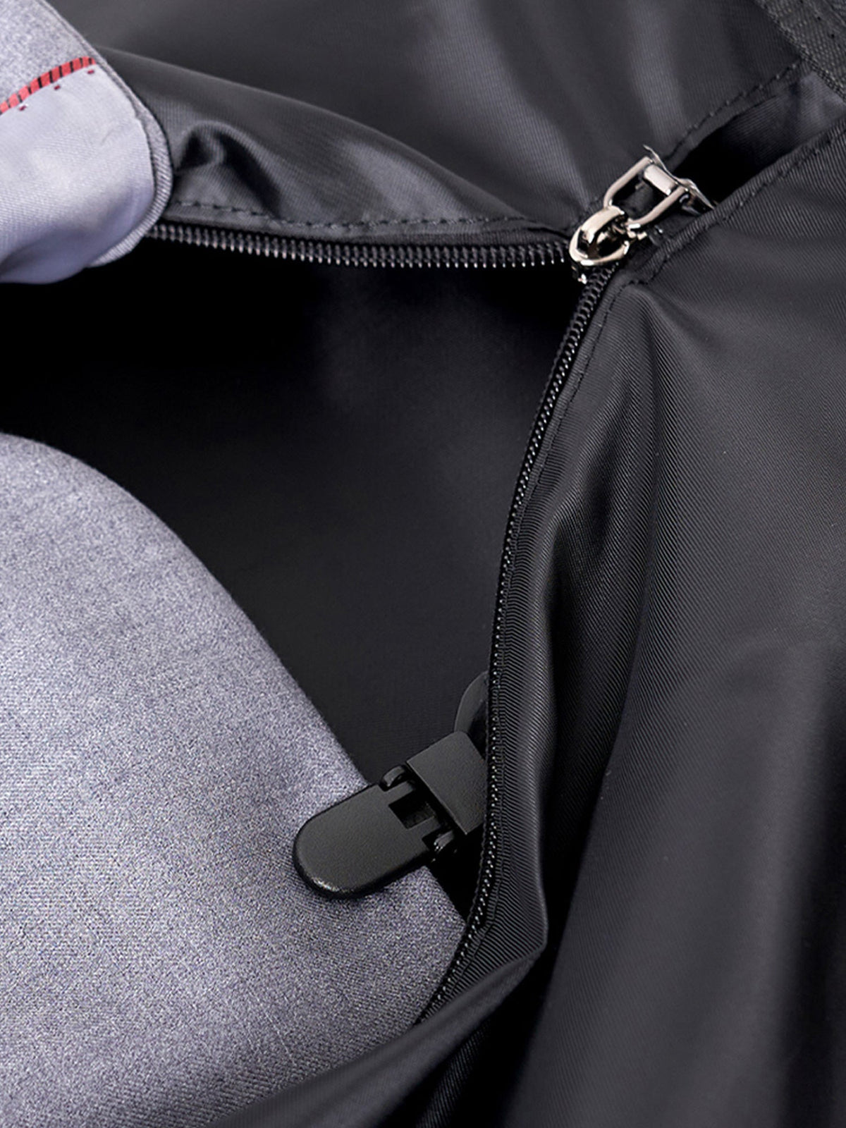 Microfiber Black Convertible Garment Duffle Bag – Lightweight Travel Suit Carrier