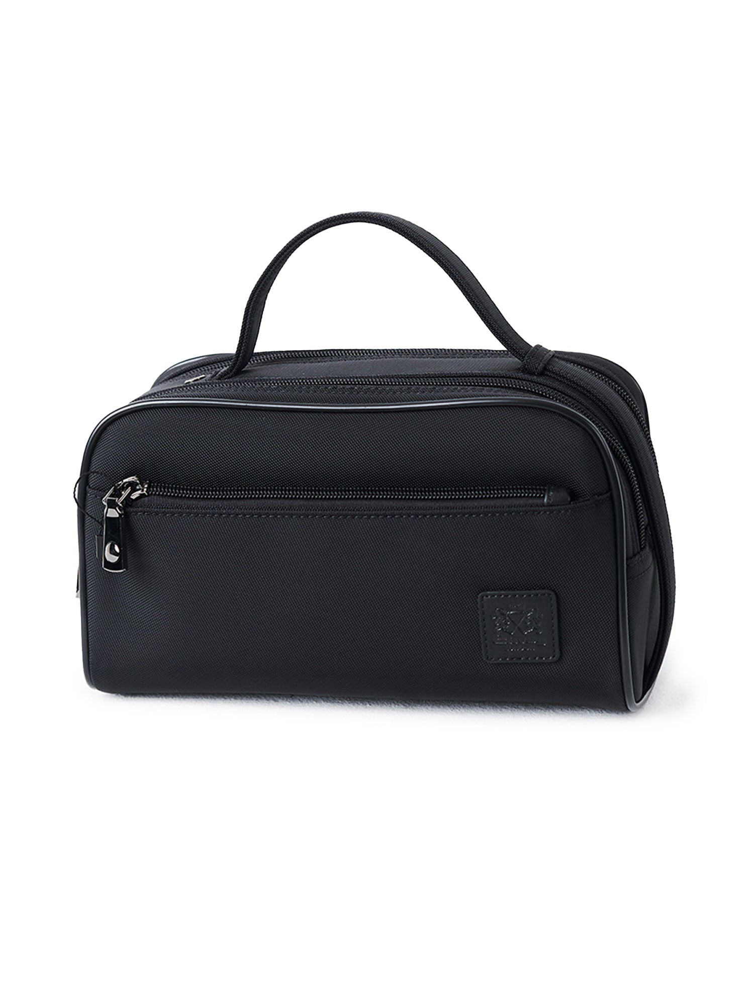 Microfiber Black Vanity Bag – Lightweight Travel Organizer
