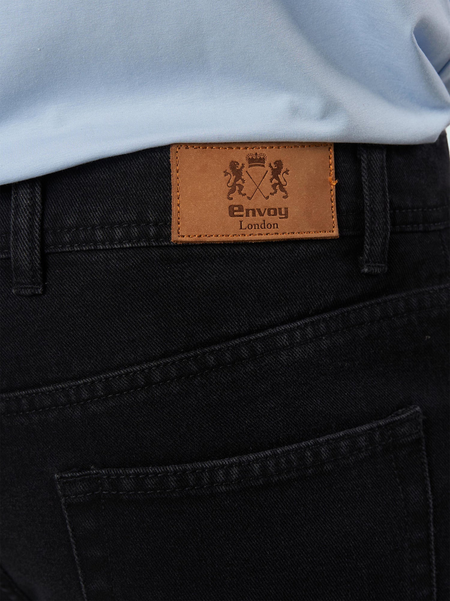 Black Regular Fit Jeans