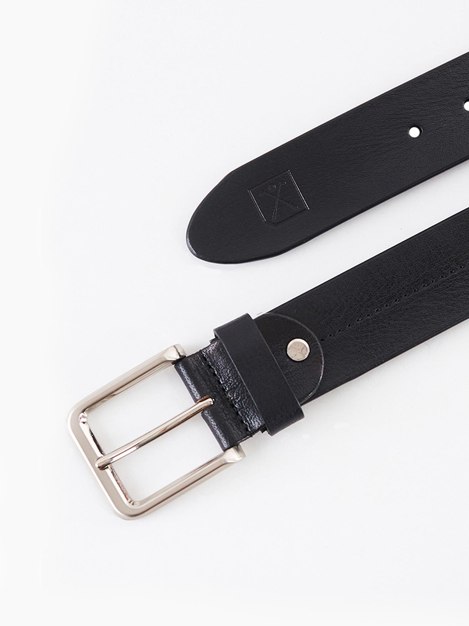 Black Full Grain Leather Belt