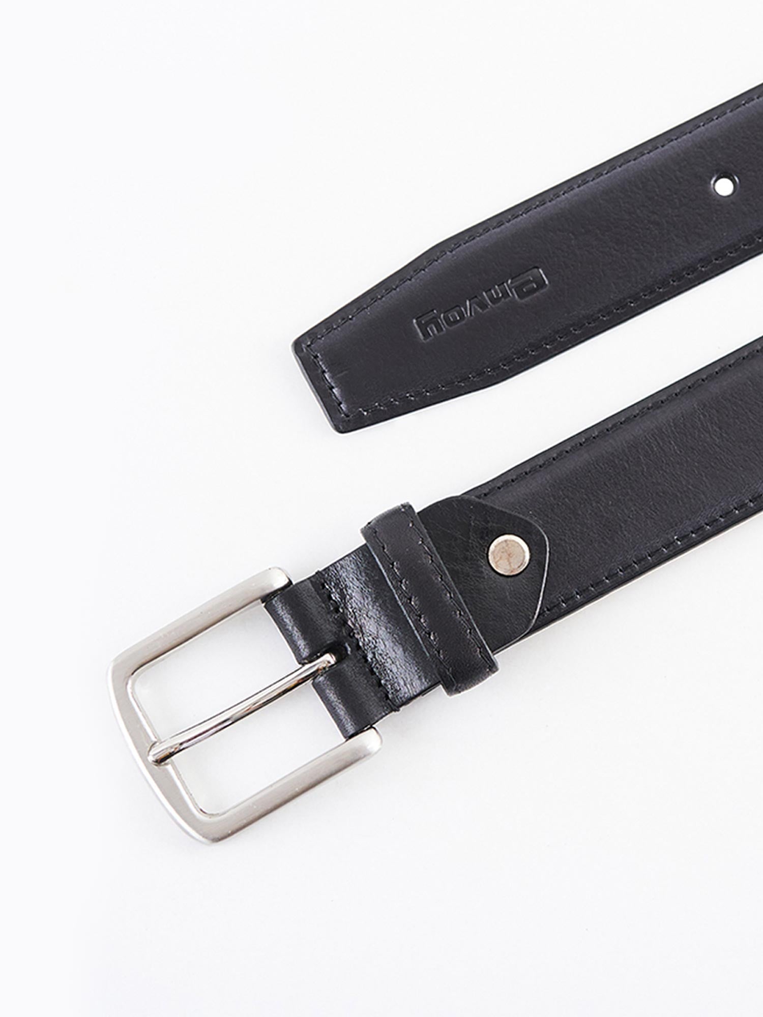 Black Full Grain Leather Belt