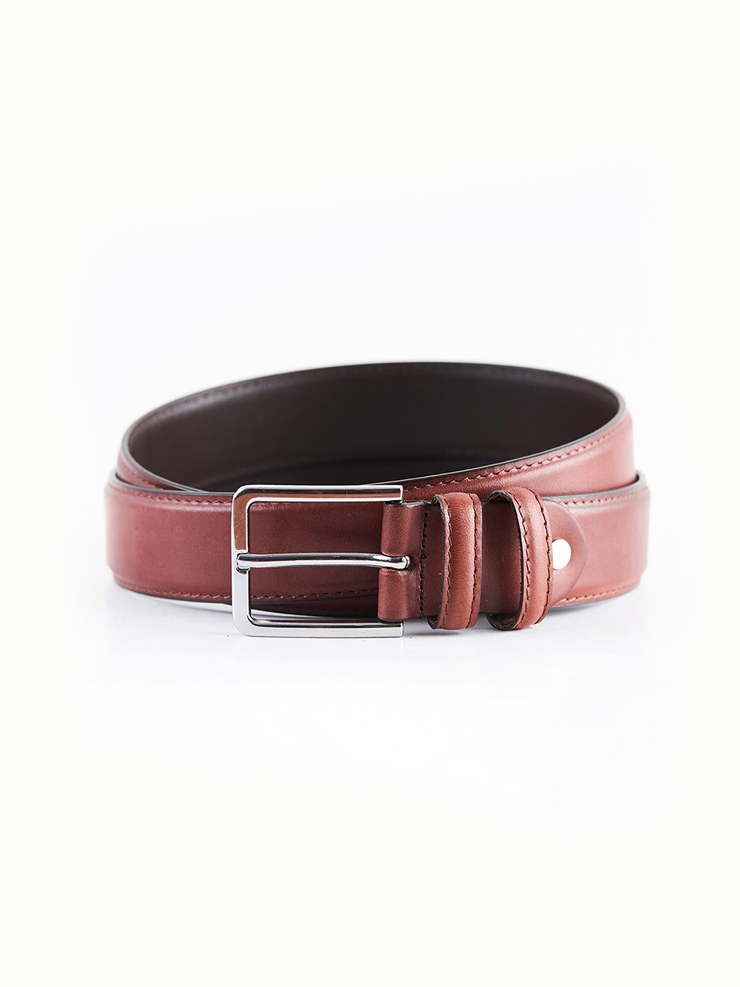 Brown Full Grain Leather Formal Belt