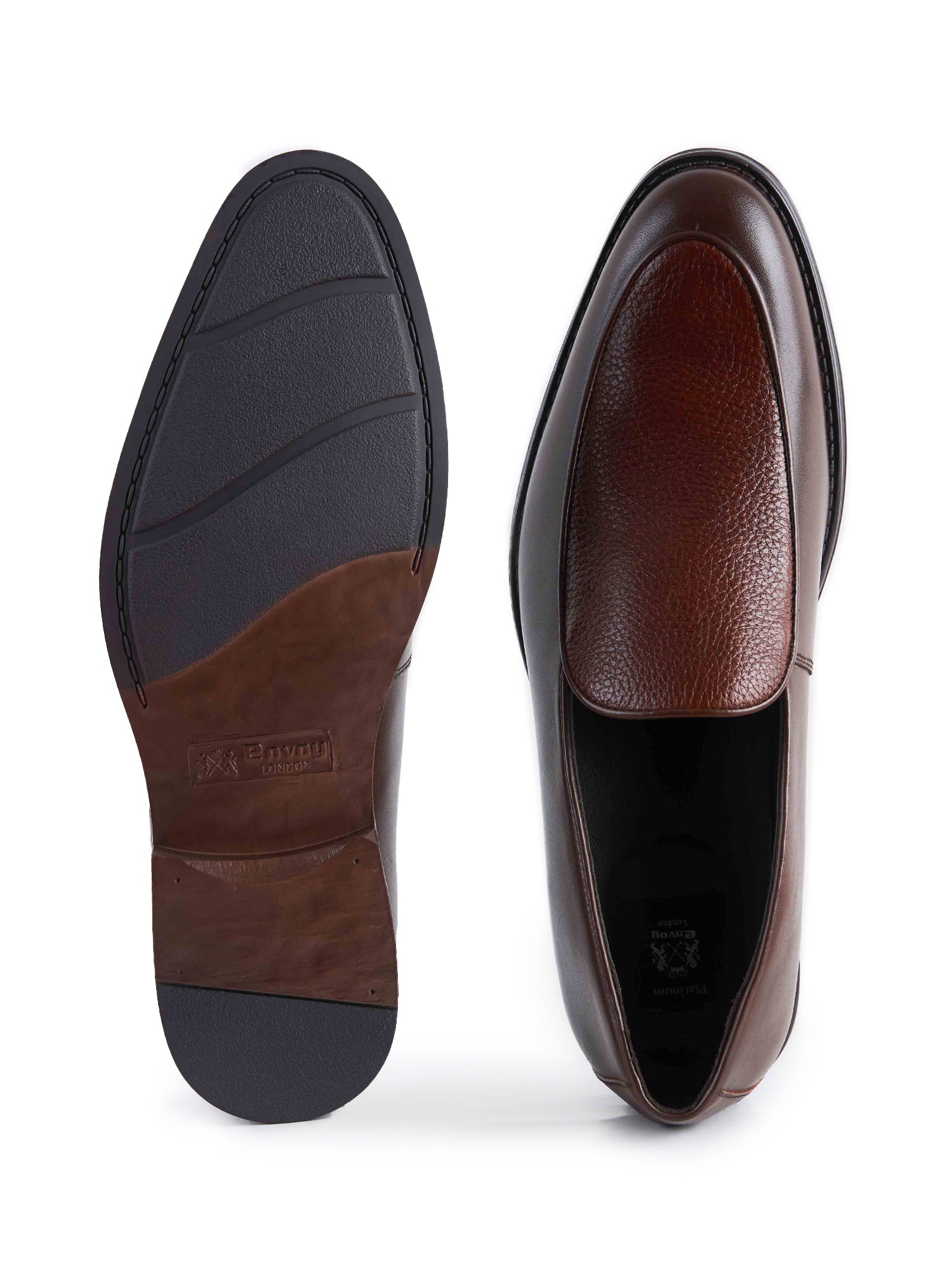 Full Grain Leather Slip-On Shoes