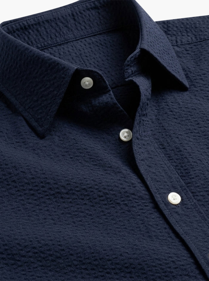 Dark Popcorn Texture Cotton Lycra