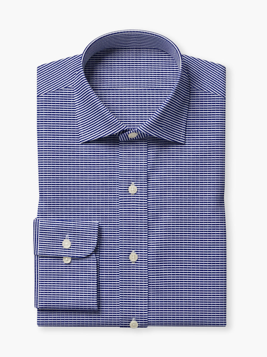 Blue Checked