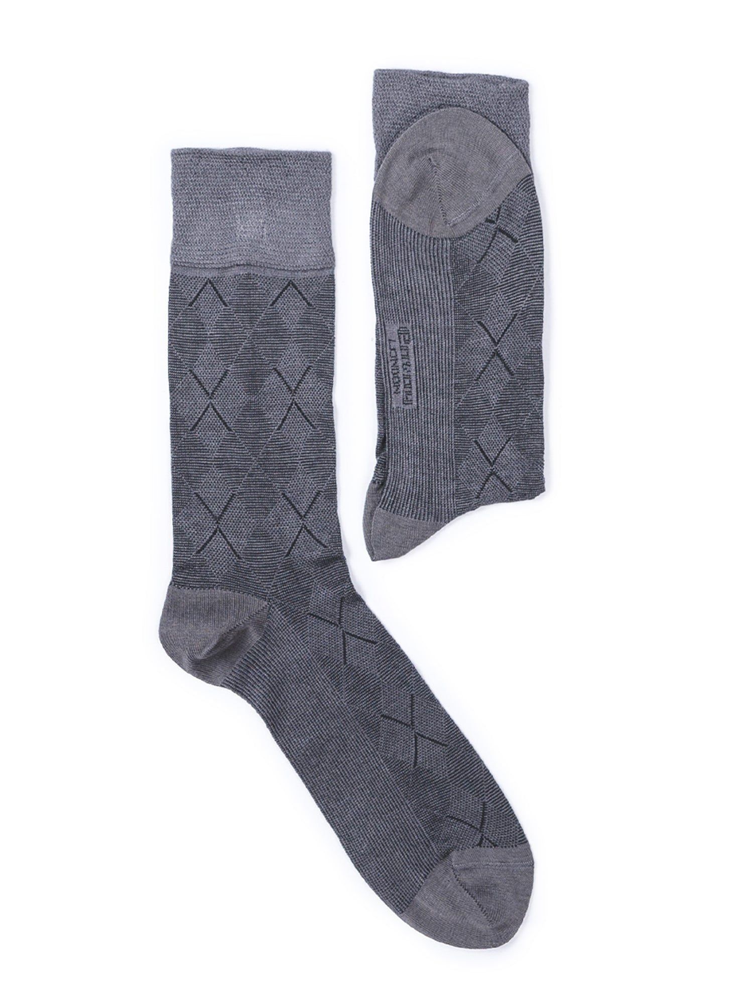 Mercerized Cotton Blend Crew Socks