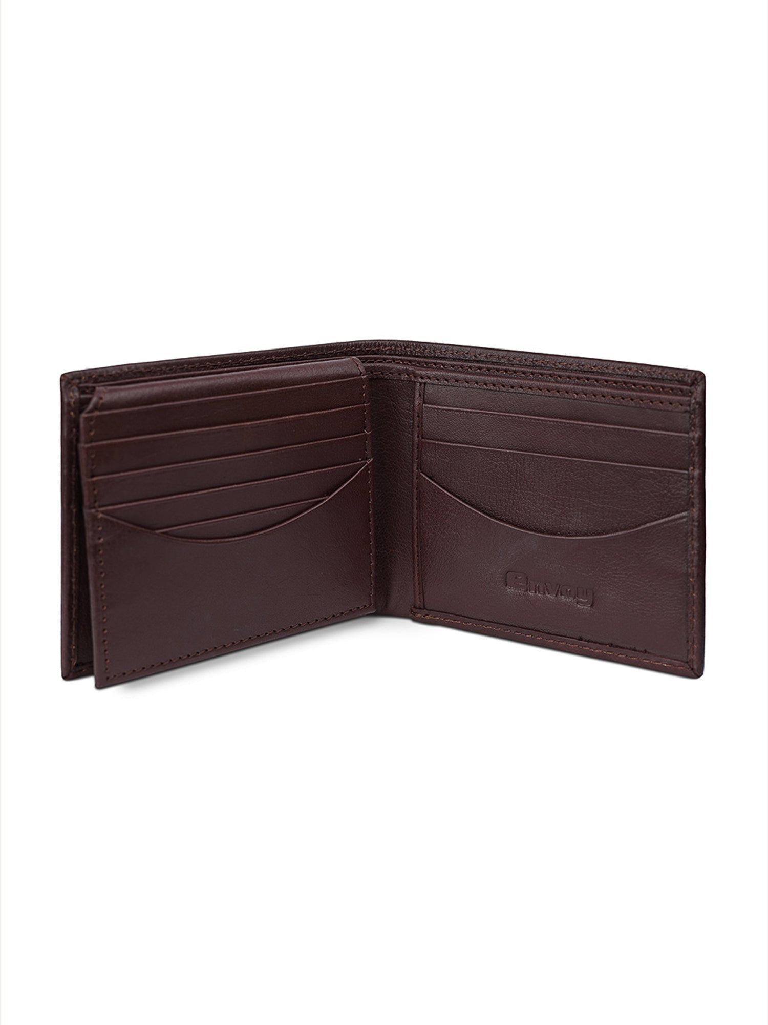 Men’s Coffee Brown Leather Belt with Wallet Set