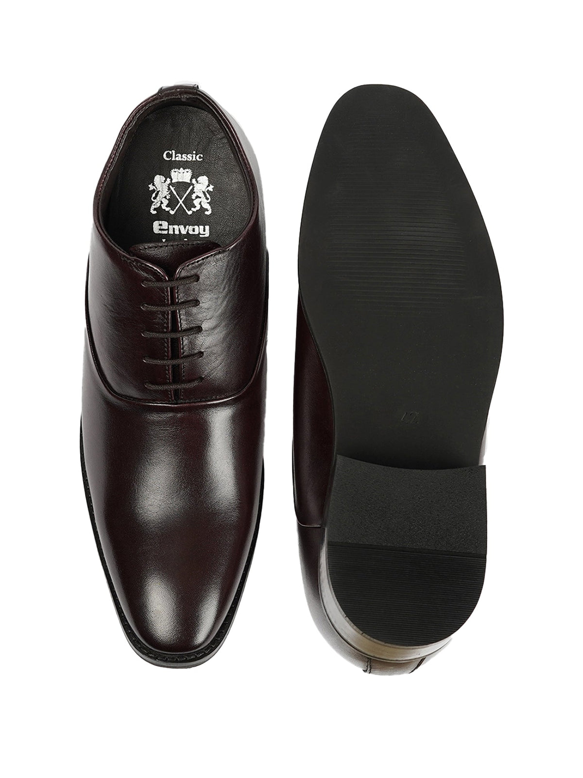 Brown Wedding Shoes with Inside Cuban Heel