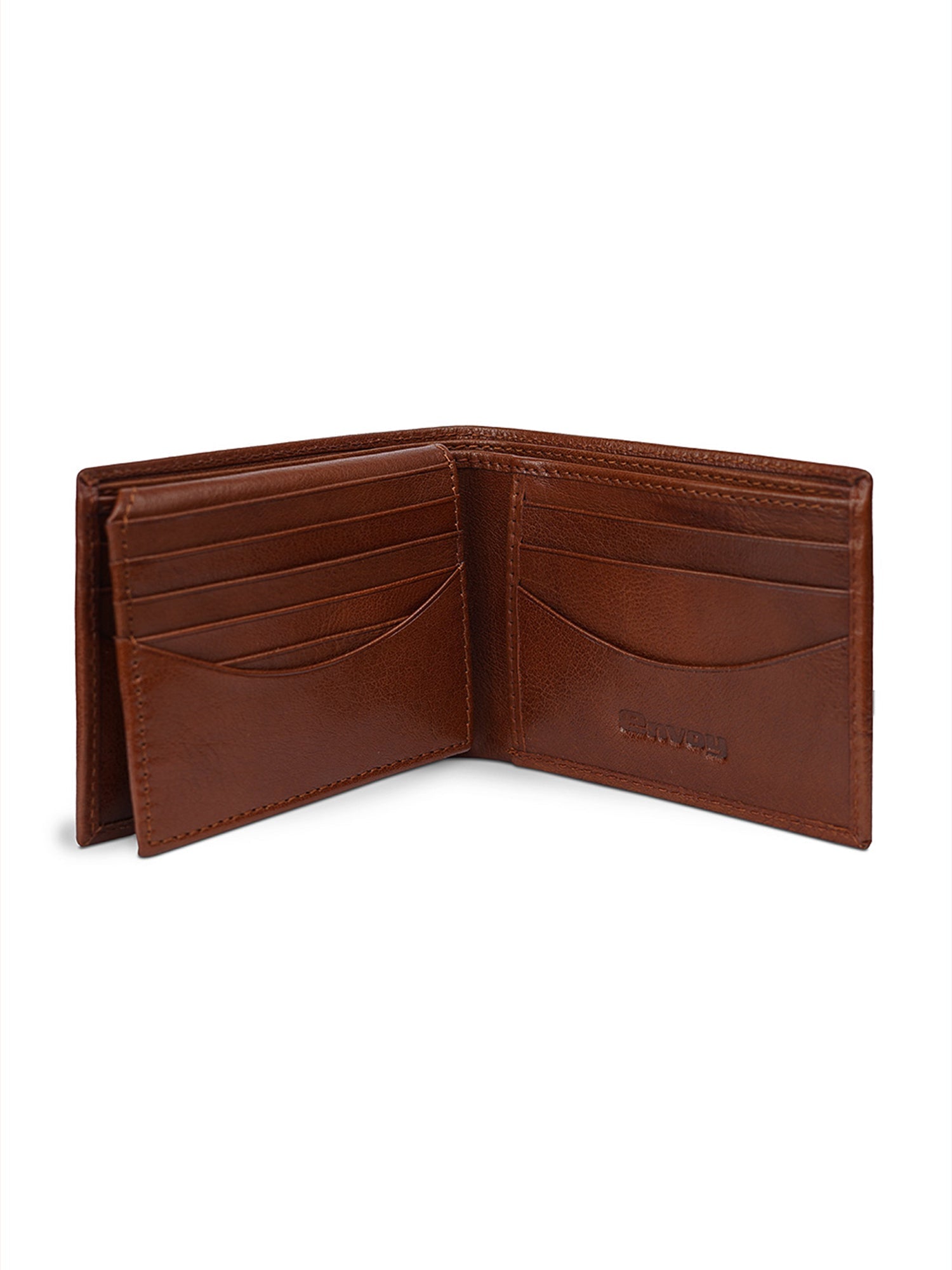 Men’s Tan Leather Belt with Wallet Set
