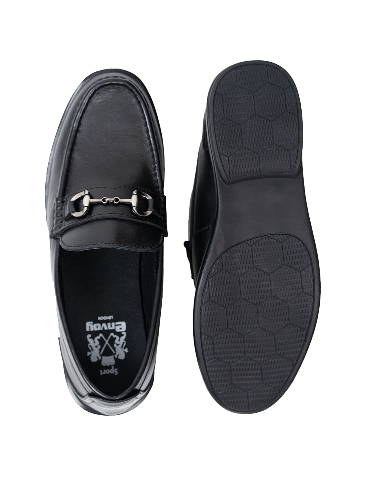 Black Casual Hazel Loafers Shoes