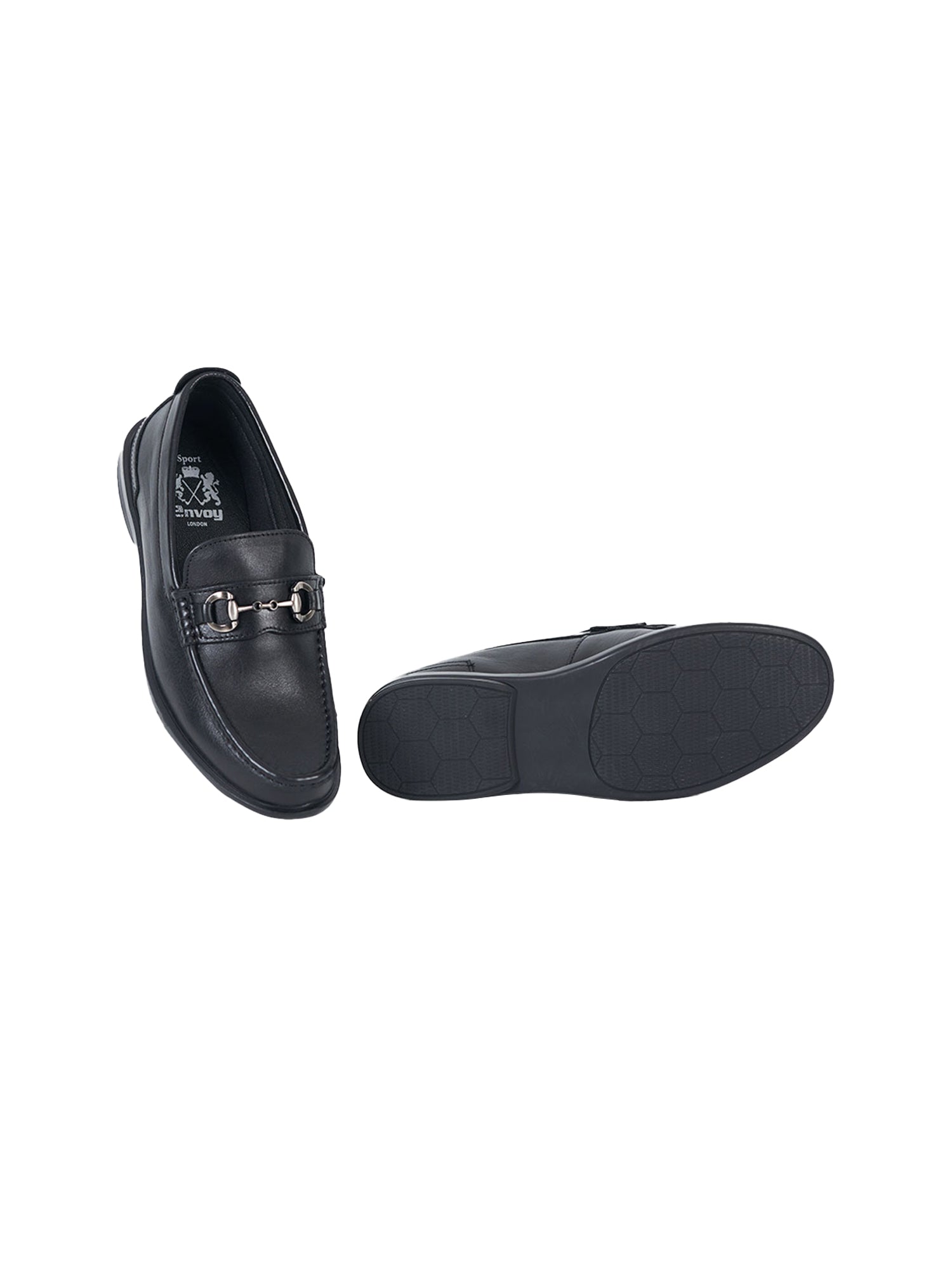 Black Casual Hazel Loafers Shoes