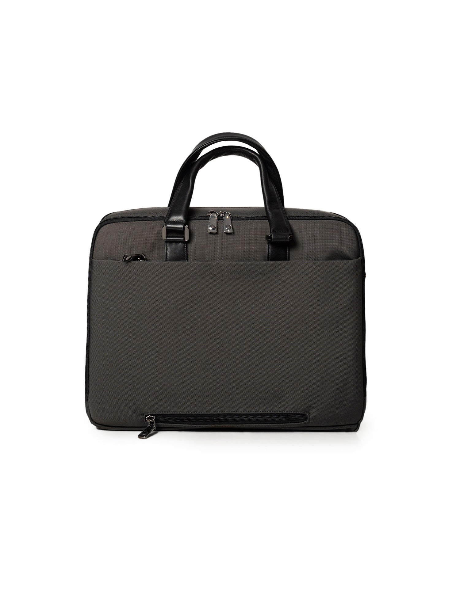 Grey Microfiber Travel & Messenger Bag – Water-Resistant