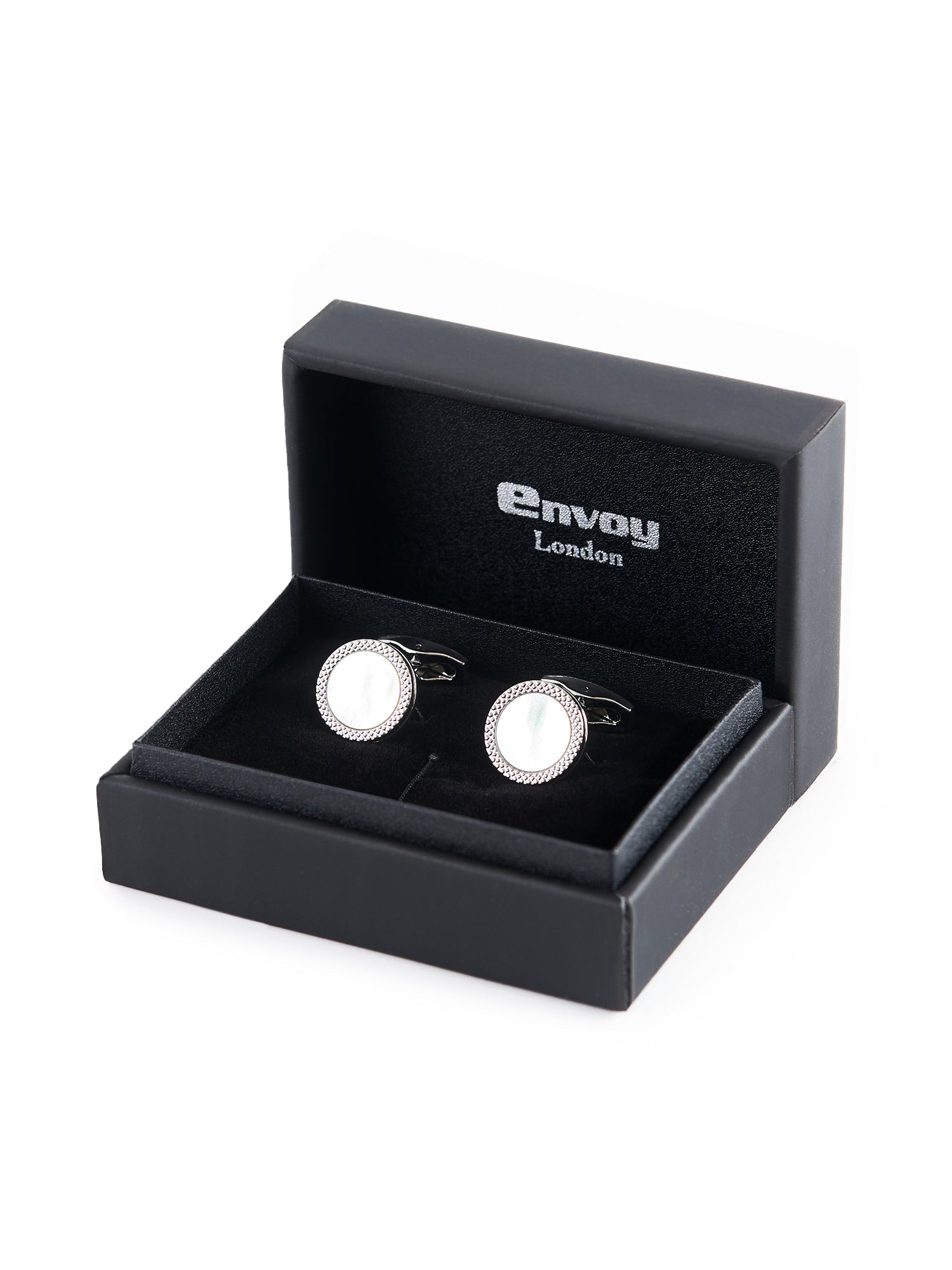 Round Mother of Pearl Cufflinks