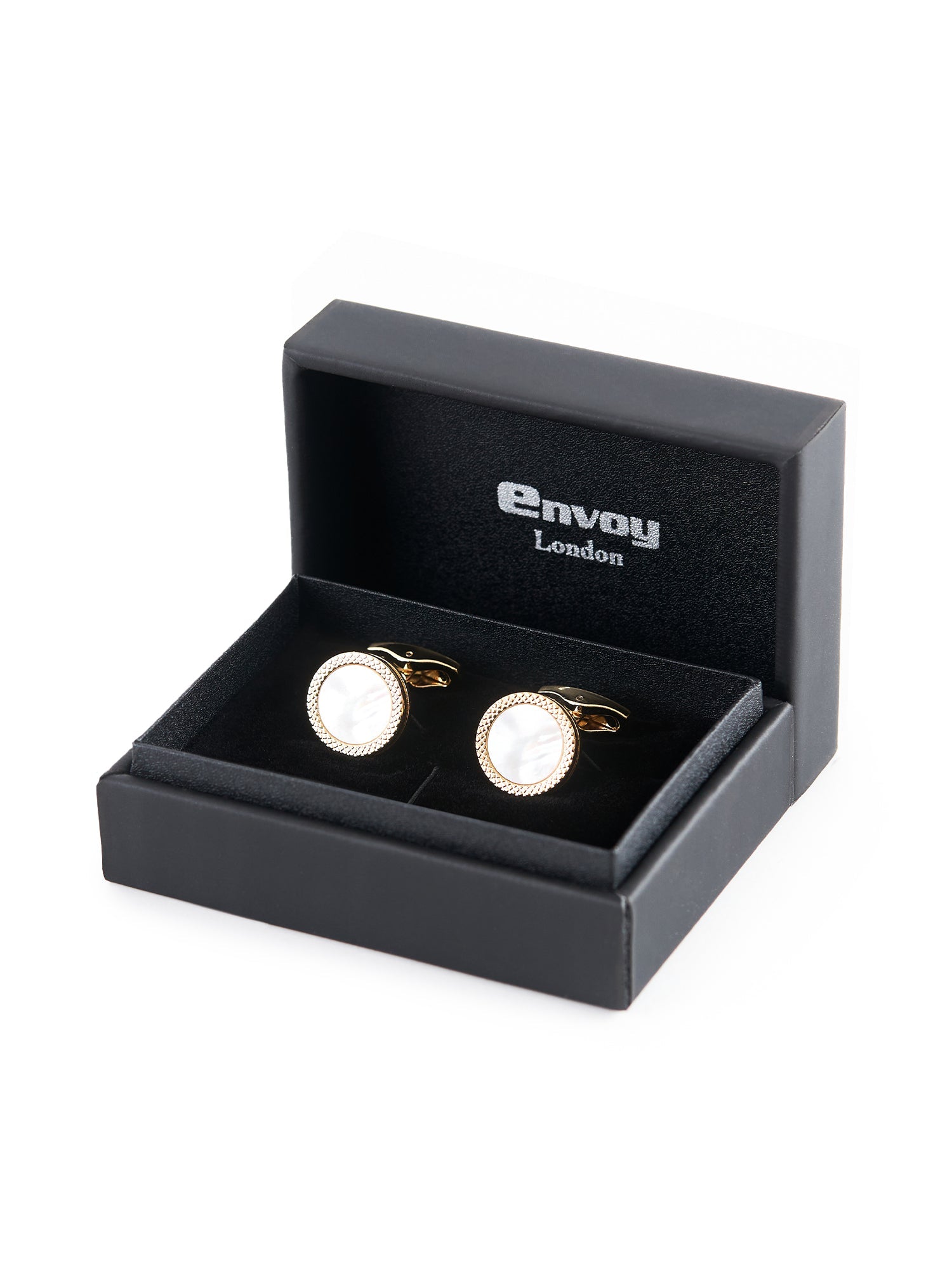 Round Mother of Pearl Cufflinks