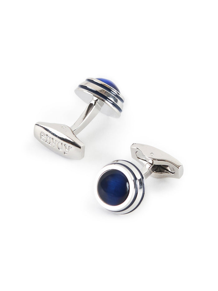 Round Mother of Pearl Cufflinks