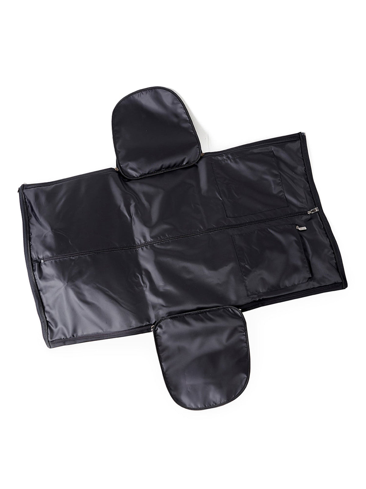 Microfiber Black Convertible Garment Duffle Bag – Lightweight Travel Suit Carrier