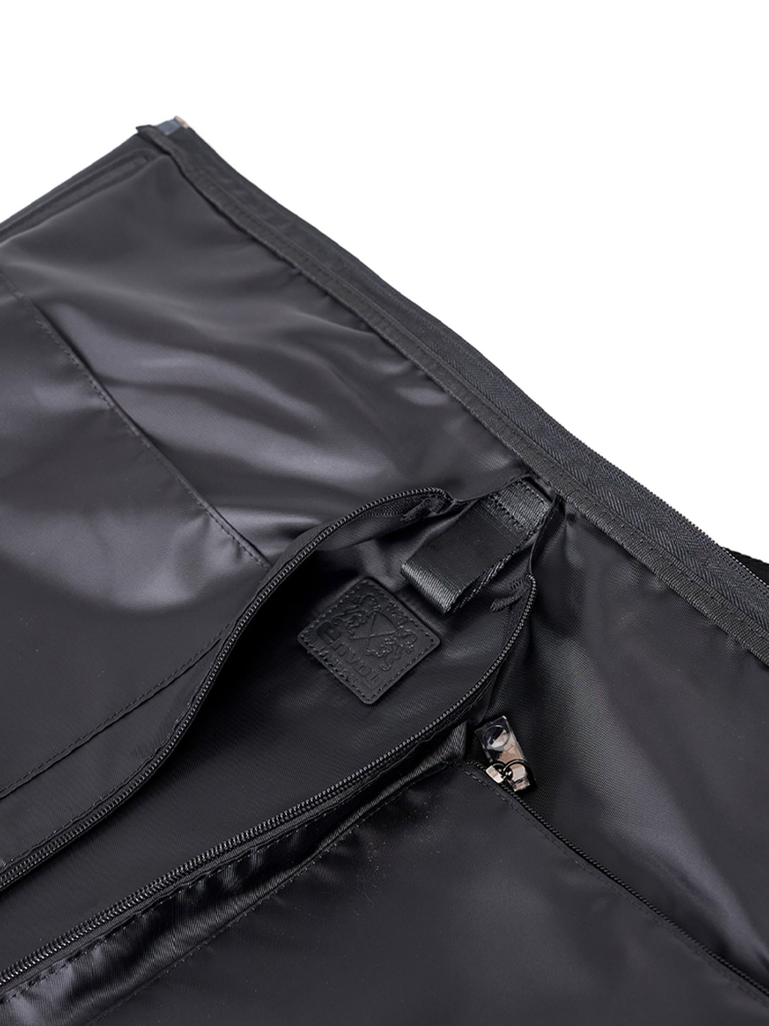 Microfiber Black Convertible Garment Duffle Bag – Lightweight Travel Suit Carrier