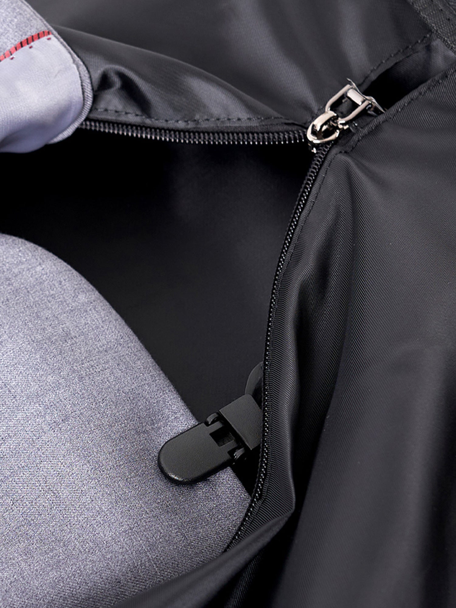 Microfiber Black Convertible Garment Duffle Bag – Lightweight Travel Suit Carrier