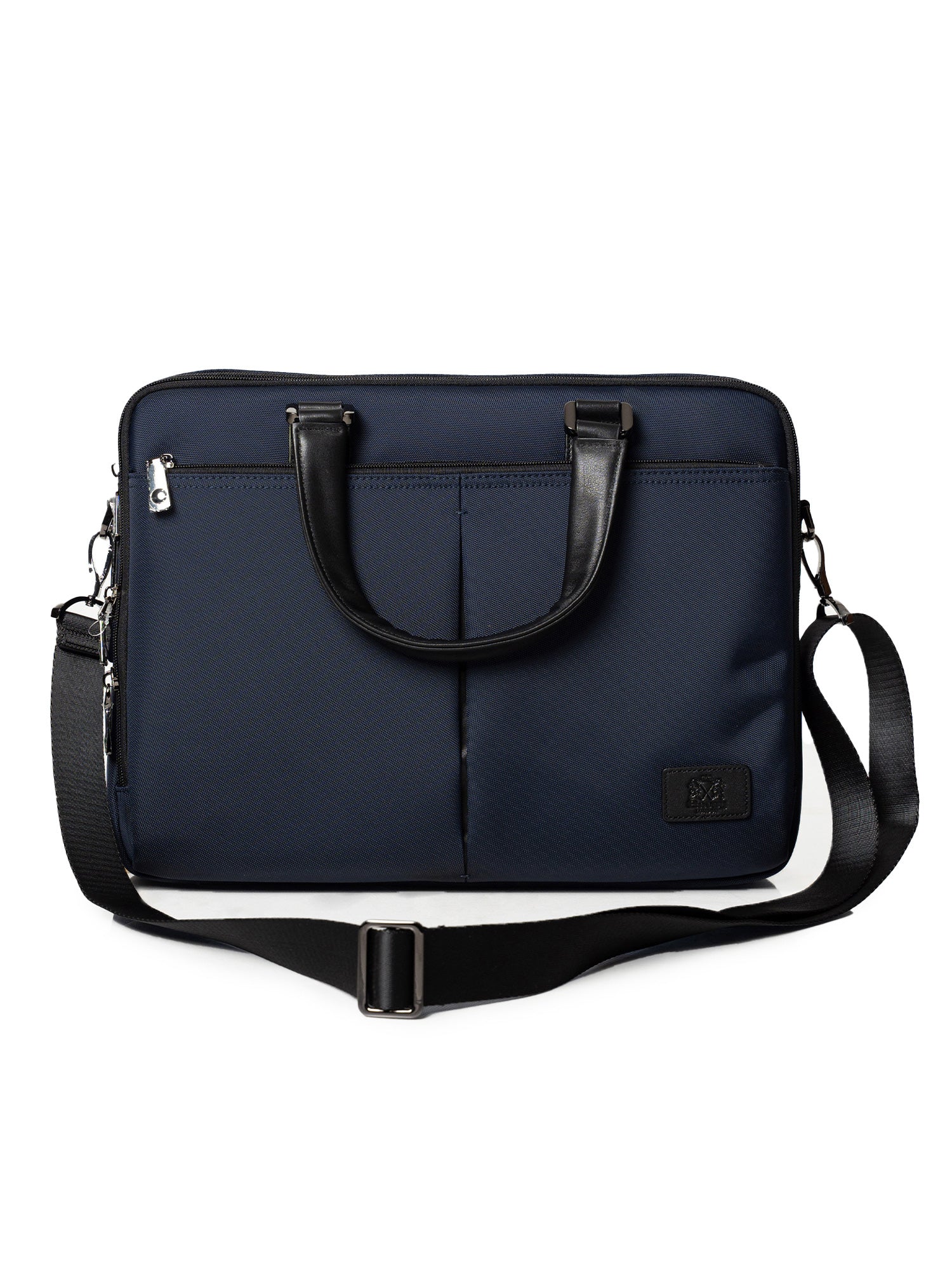 Microfiber Blue Messenger & Travel Bag
