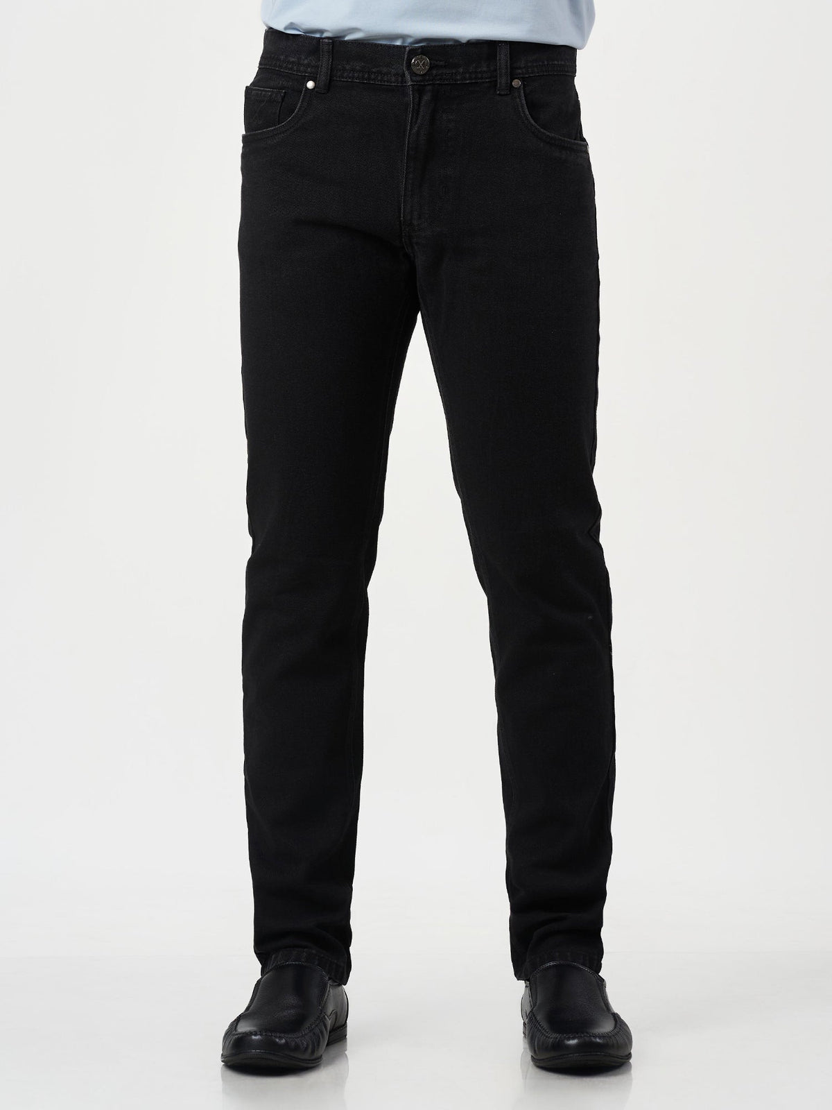 Black Regular Fit Jeans