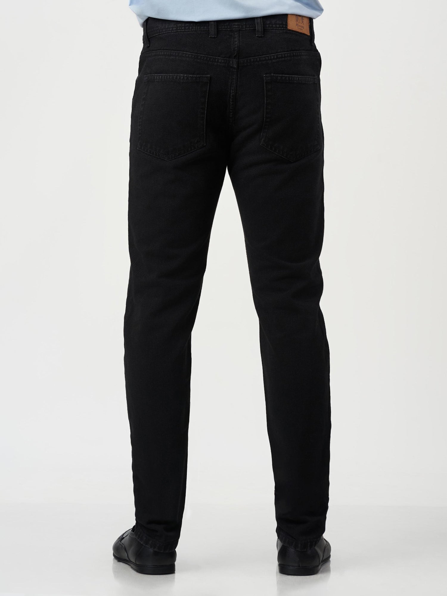 Black Regular Fit Jeans