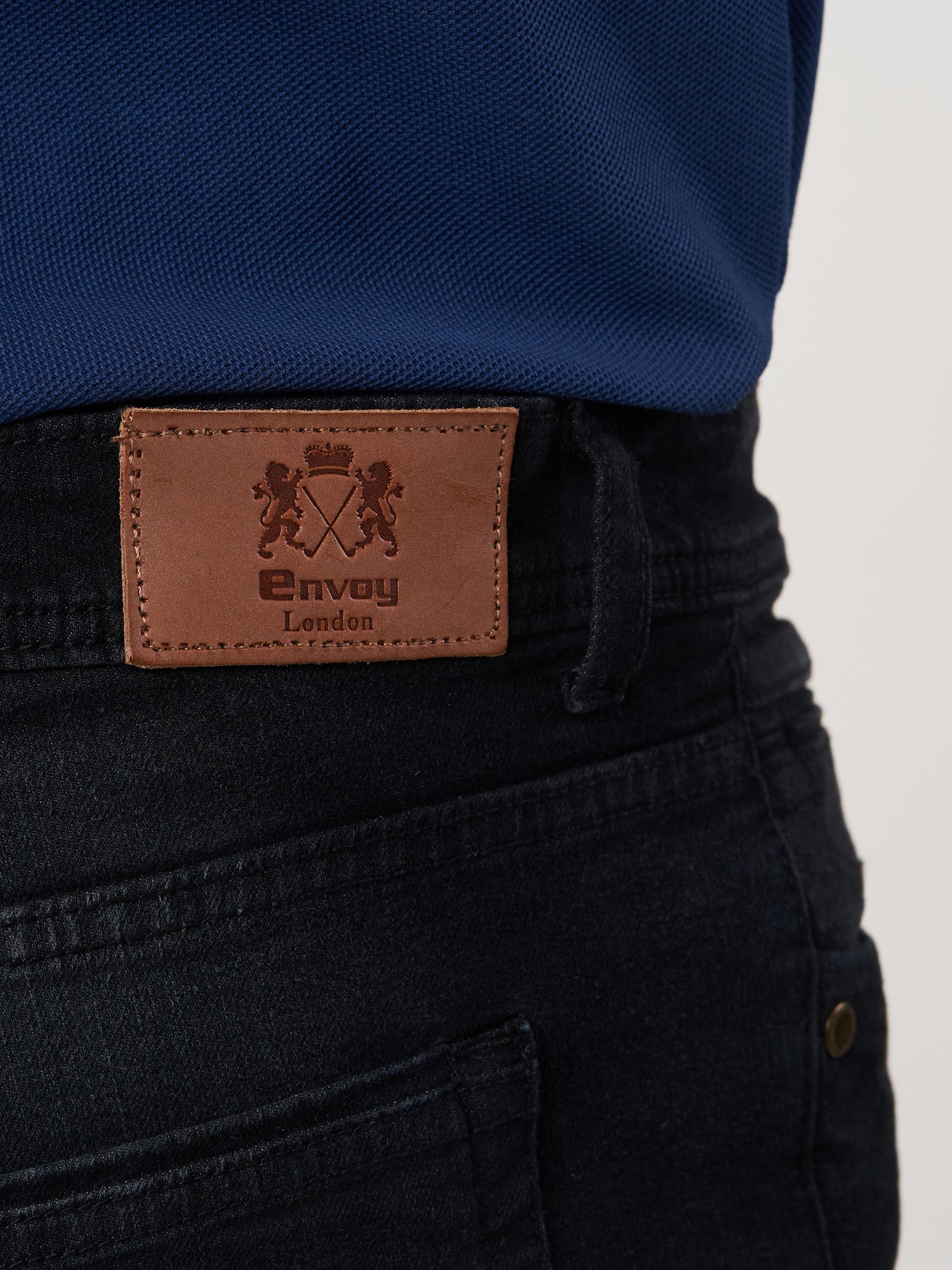 Black Regular Fit Jeans