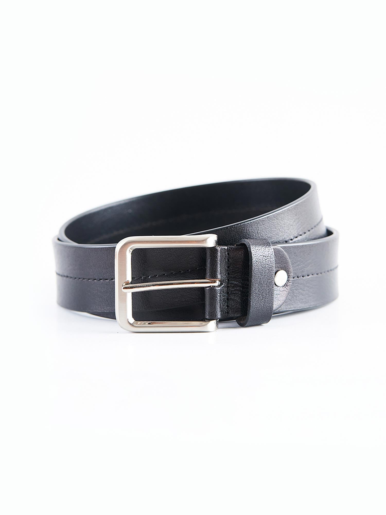 Black Full Grain Leather Belt