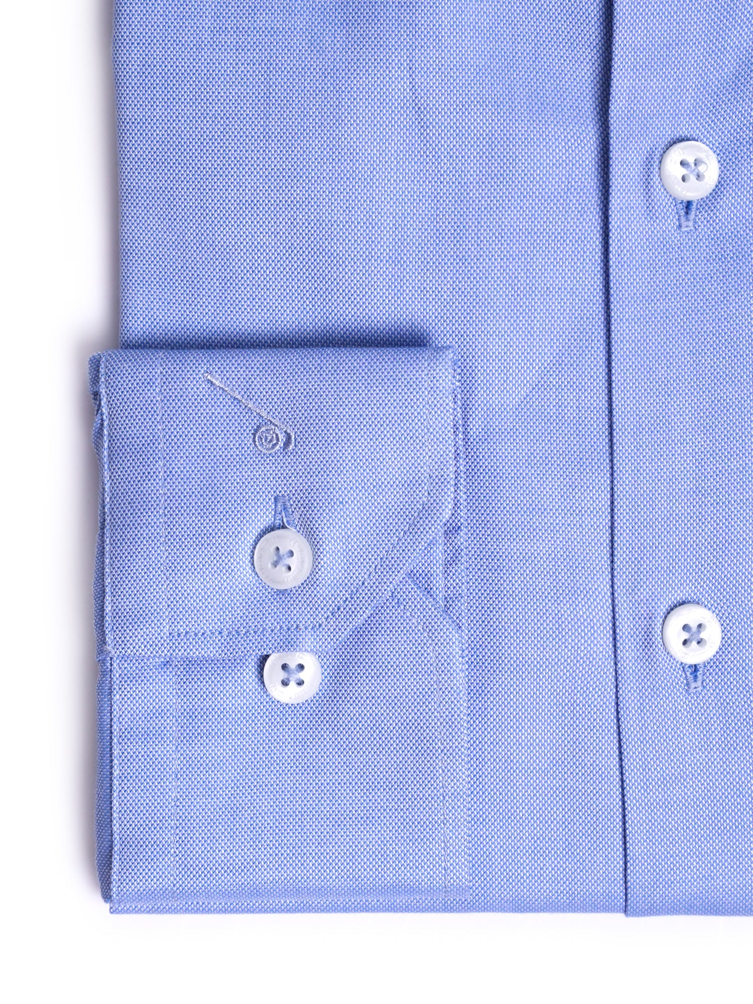 Blue Design Cotton Tailored Fit Shirt