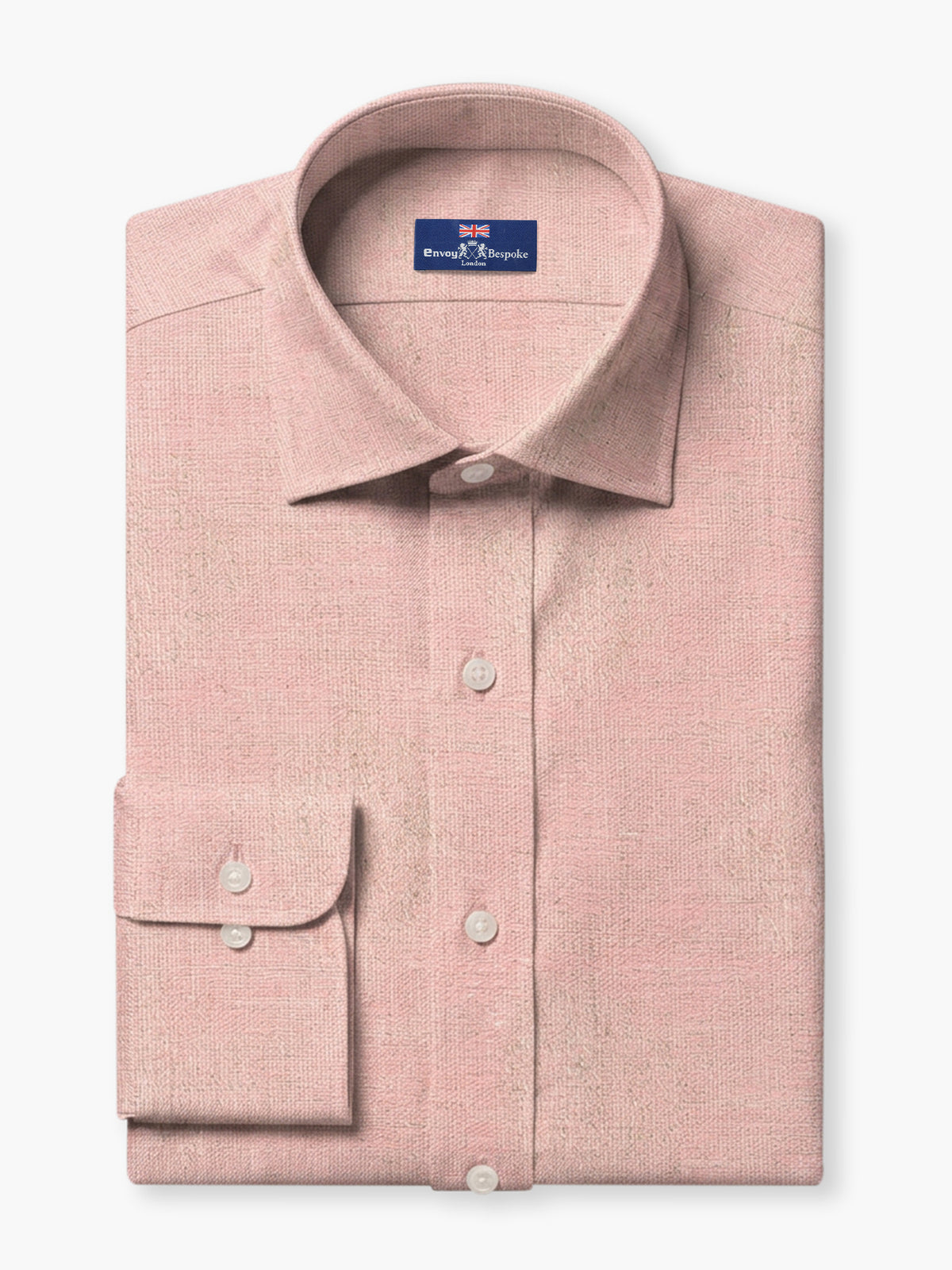 Dusty Pink Linen Custom Shirt