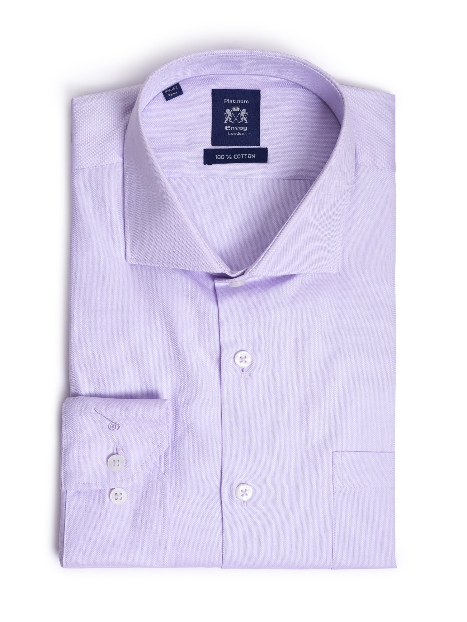 Purple Design Cotton Tailored Fit Shirt