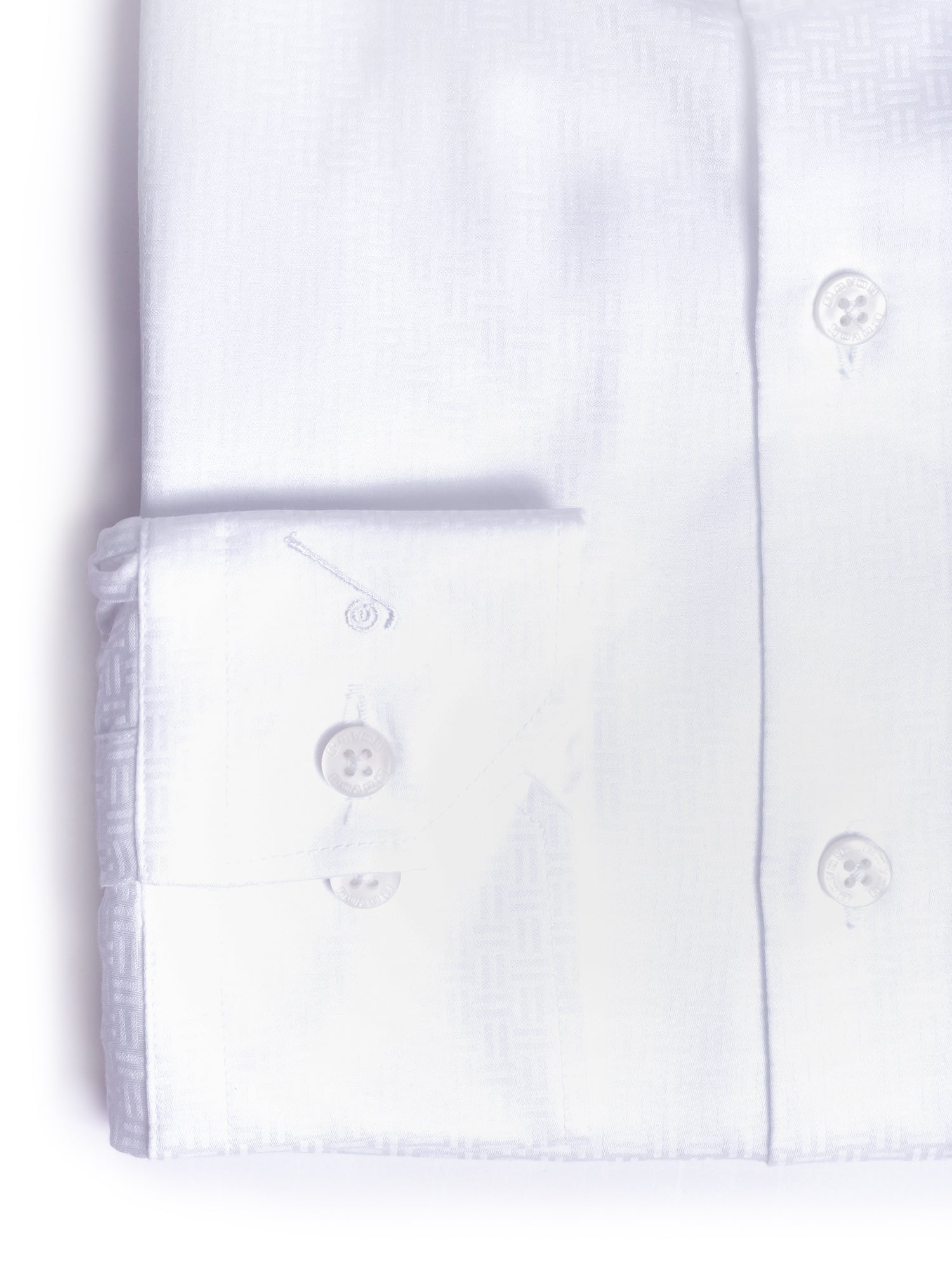 White Design Cotton Tailored Fit Formal Shirt